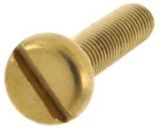 ISO 1580 Flachkopfschrauben mit Schlitz