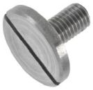 DIN 921 Flachkopfschrauben mit Schlitz, großem Kopf