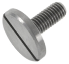 DIN 921 Flachkopfschrauben mit Schlitz, großem Kopf