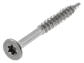 Art. Spanplattenschrauben mit Innensechsrund (TX), Senkkopf, Fräsrippen, Bohrspitze, Teilgewinde, Importware
