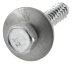 Art. Fassadenbauschrauben mit Blechgewinde, mit EPDM-Dichtscheibe 22 mm, montiert 