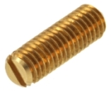 ISO 7434 Gewindestifte mit Spitze, mit Schlitz