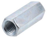 Art. Verbindungsmuttern SECHSKANT, durchgehendes Innengewinde