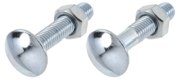 DIN-603-Flachrundschrauben-mit-Vierkantansatz-mit-Mutter-STAHL-4-6-verzinkt