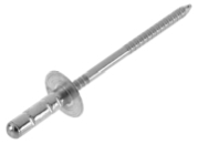 Art. "Poly-Grip" Niete, Mehrbereichsschaft, A=Flachkopf