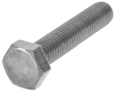 DIN 933 Sechskantschrauben, Gewinde bis Kopf