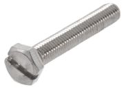 DIN 933 Sechskantschrauben, Gewinde bis Kopf mit Schlitz
