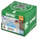 SPAX D Terrassenschrauben, Zylinderkopf, Fixiergewinde mit CUT-Spitze, T-Star plus (Innensechsrund = TX)