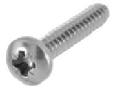 DIN 7981 Linsen-Blechschrauben mit POZIDRIVE-Kreuzschlitz, C= mit Spitze