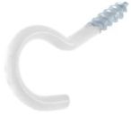 Wäscheleinenhaken mit Holzgewinde