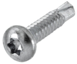 DIN 7504 Bohrschrauben N mit Linsenkopf, Blechschraubengewinde, Innensechsrund (TX)