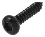 DIN-7981-Linsen-Blechschrauben-mit-Innensechsrund-TX-C-mit-Spitze-STAHL-schwarz-verzinkt