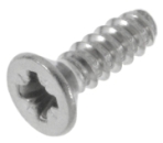 DIN 7982 Senk-Blechschrauben mit POZIDRIVE-Kreuzschlitz, F= mit Zapfen