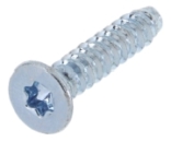 ISO 14586 Senk-Blechschrauben mit Innensechsrund (TX), F= mit Zapfen