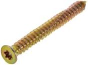 Fenster-Rahmenschraube mit Senkkopf und Innensechsrund (TX), verzinkt